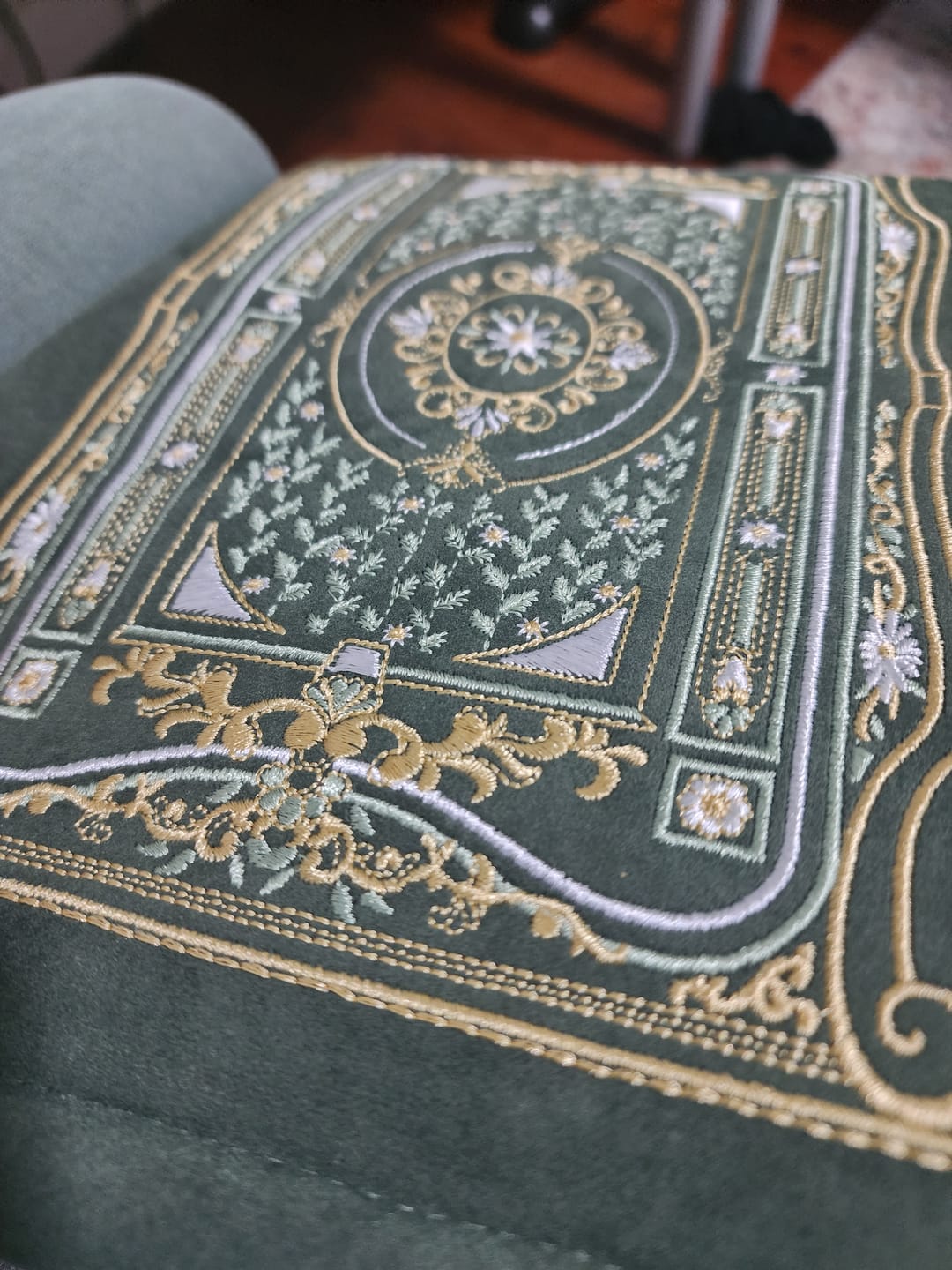 Customer photo review of Literati Book Sleeve - Sage