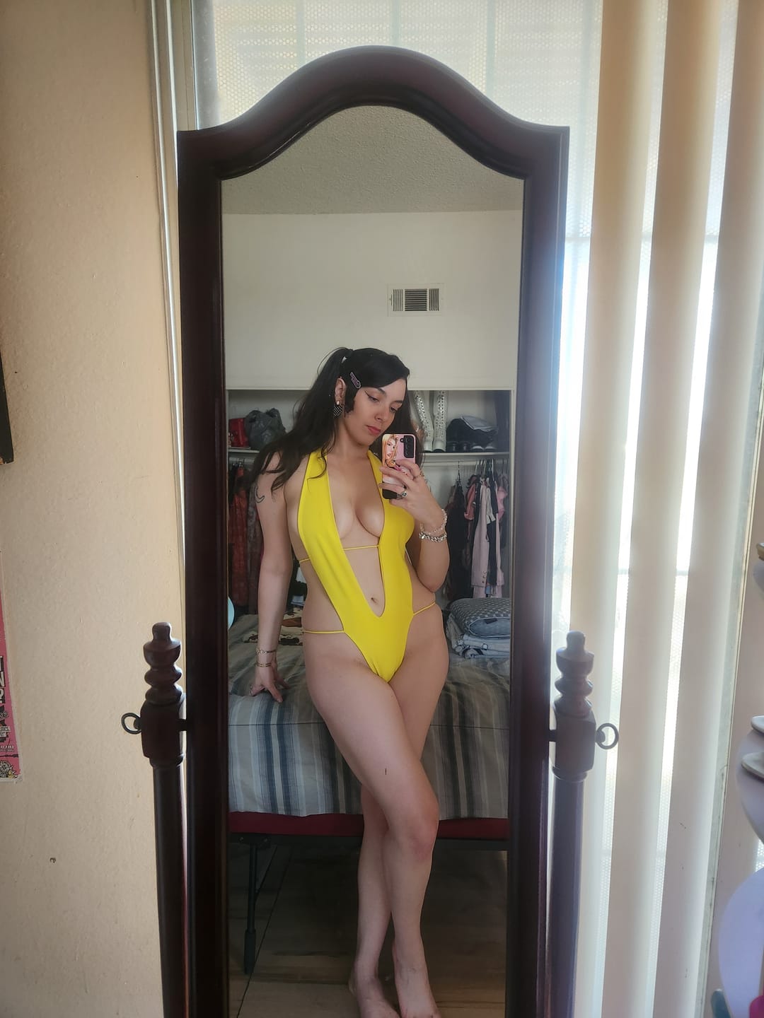 Customer photo review of Zuri One Piece Swimsuit - Yellow