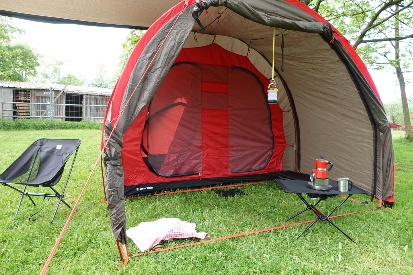 Customer photo review of MotoTent Groundsheet