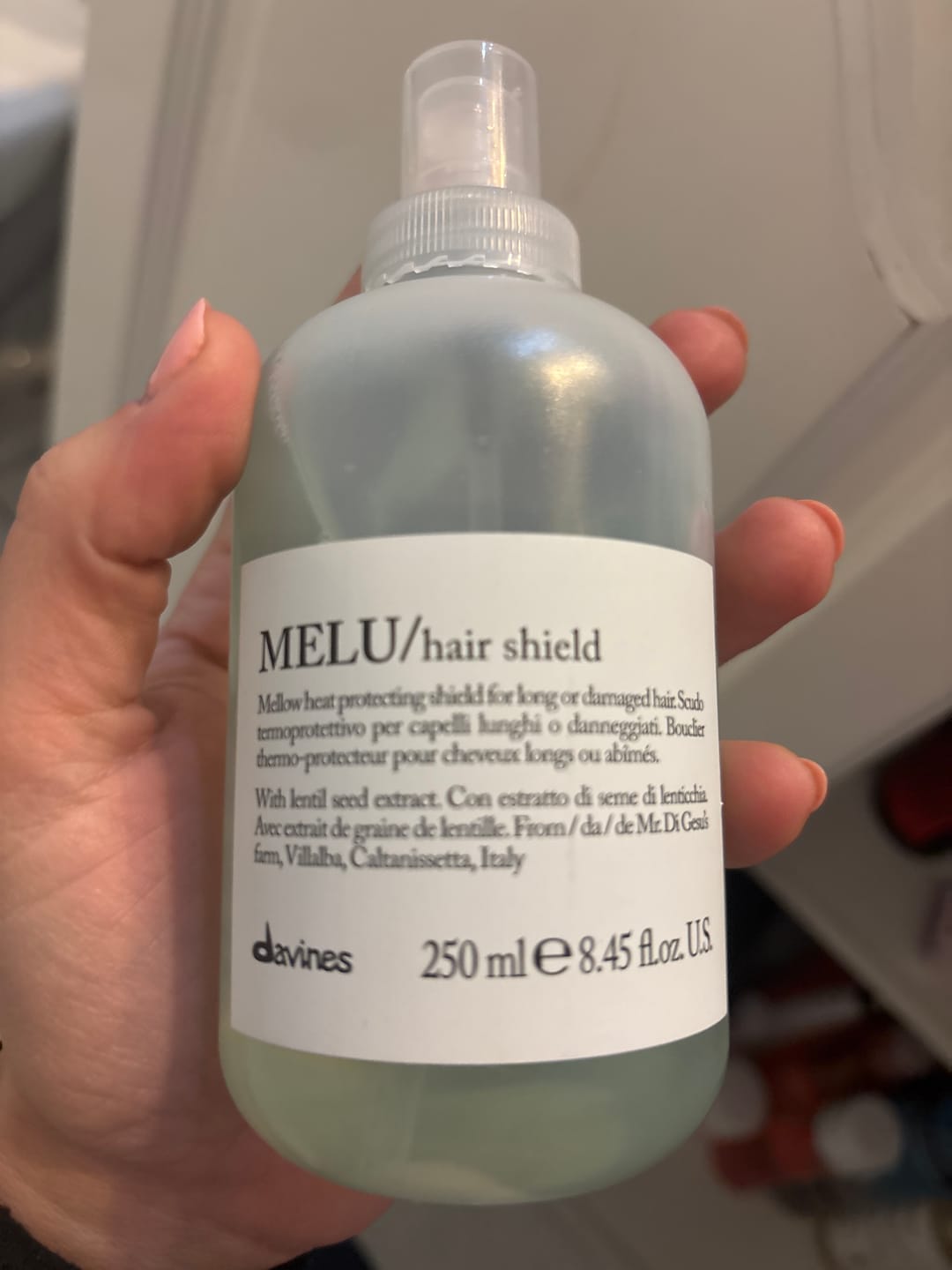 Customer photo review of Termoprotector Essential Melu Davines