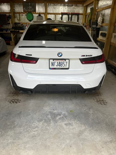 Customer photo review of 2020–2025 BMW 3 Series & M3 (G20/G80) – Trunk Spoiler – M3 Style