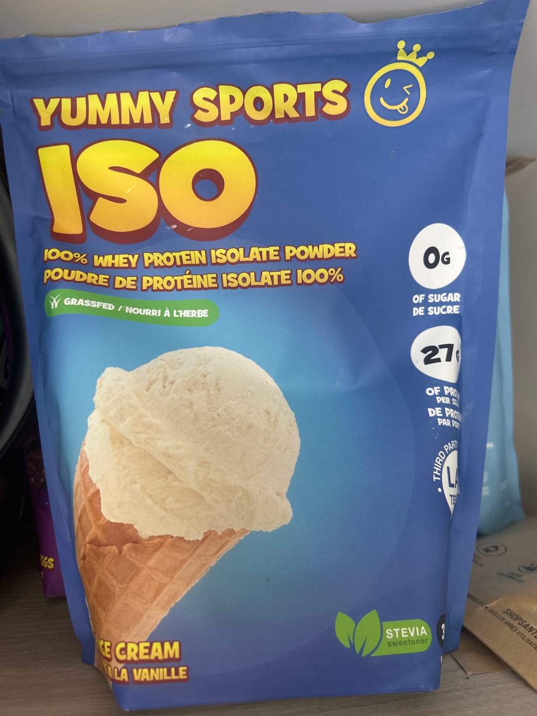 Customer photo review of Whey Protein Isolate 2lbs
