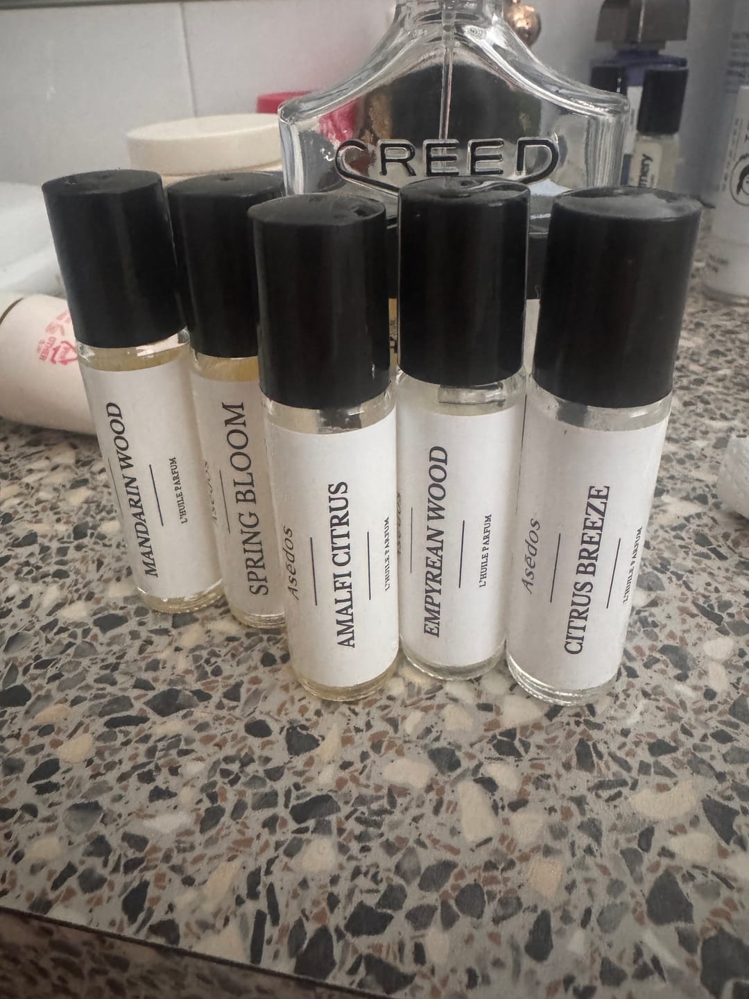Customer photo review of MANDARIN WOOD PERFUME OIL