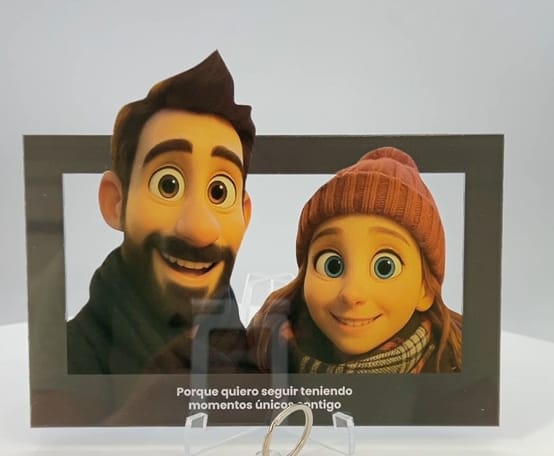 Customer photo review of Kişiye Özel Çizgi Film Tablosu