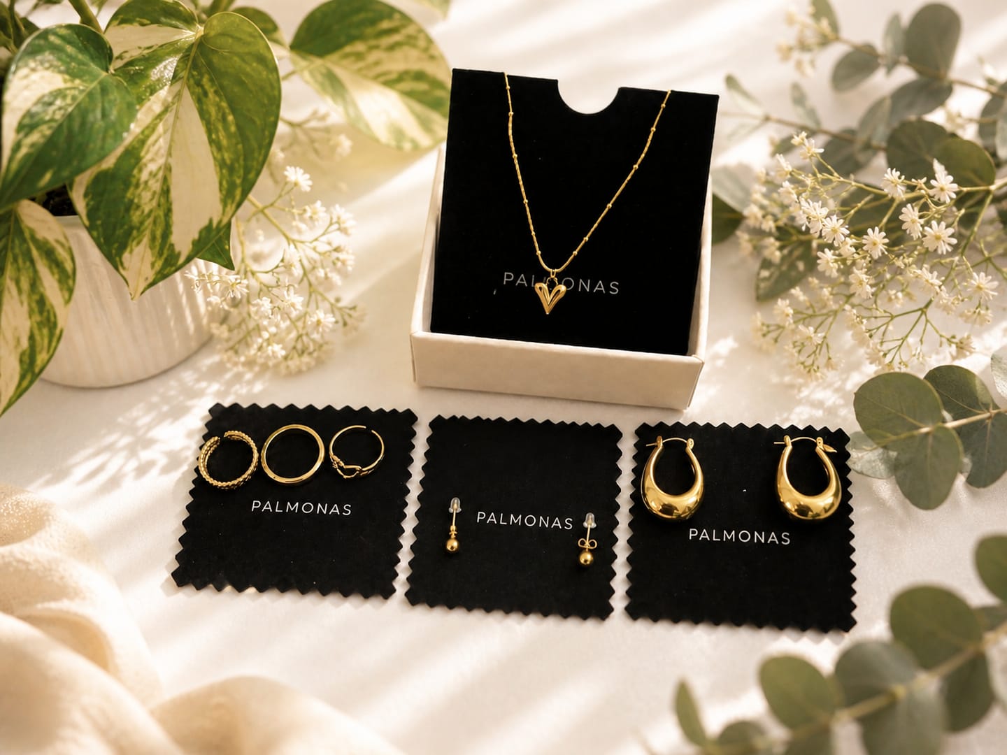 Customer photo review of Heart Ball Chain Pendant Necklace