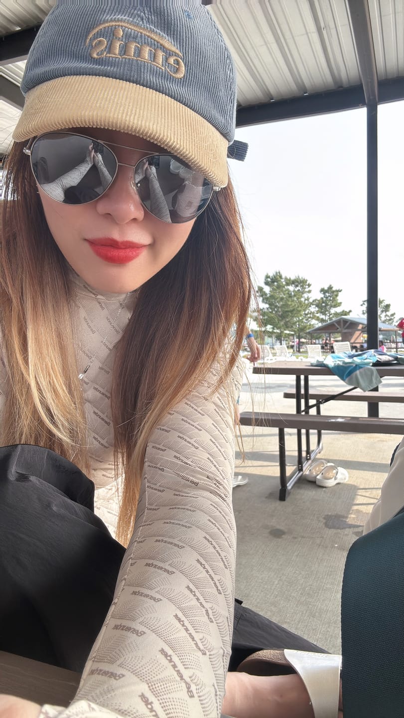 Customer photo review of Women's Sun Protection Visor UPF 100+ BM024