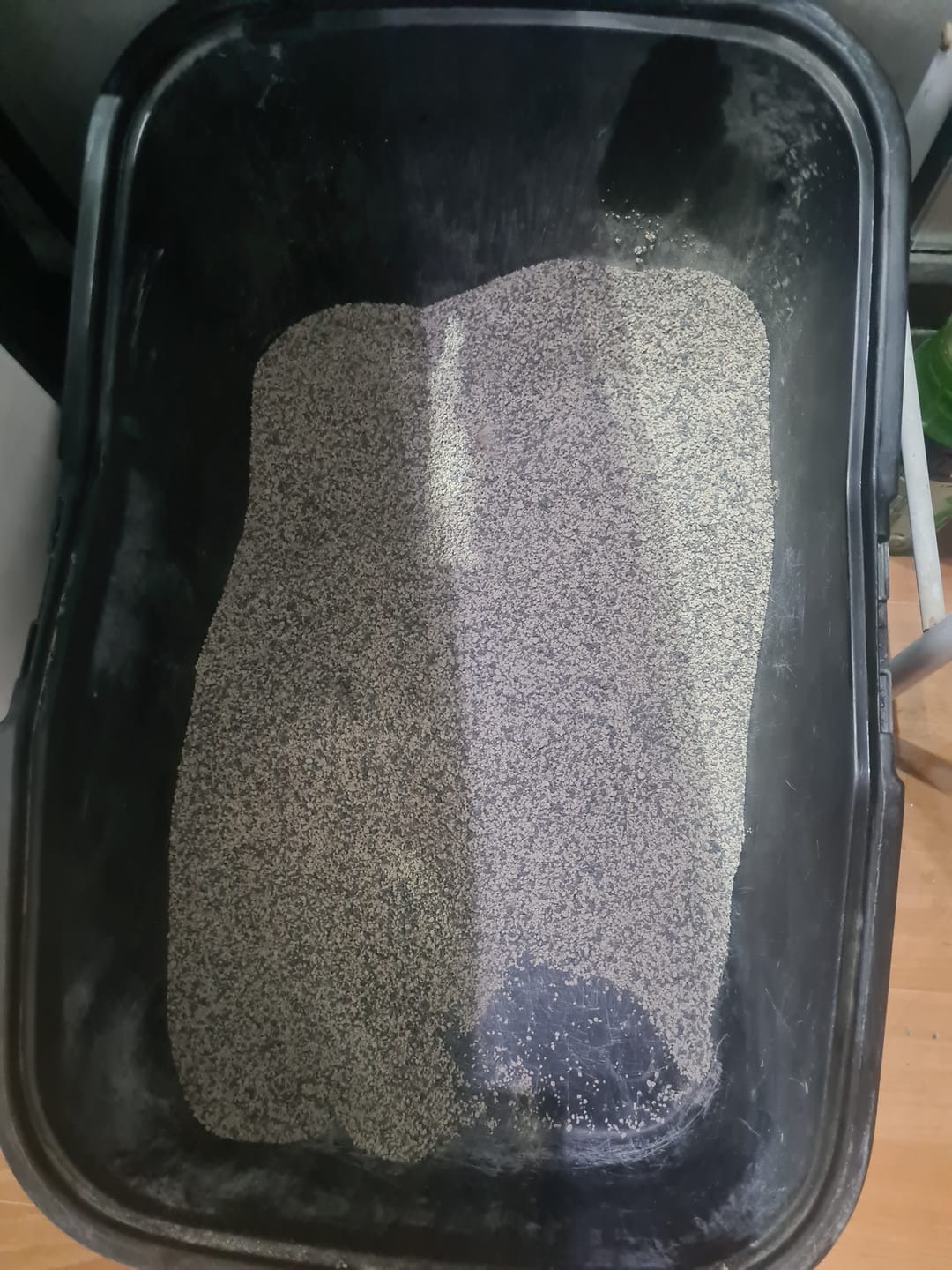 Customer photo review of Arena Oicor 24kg - Carbón Activo [Nueva]