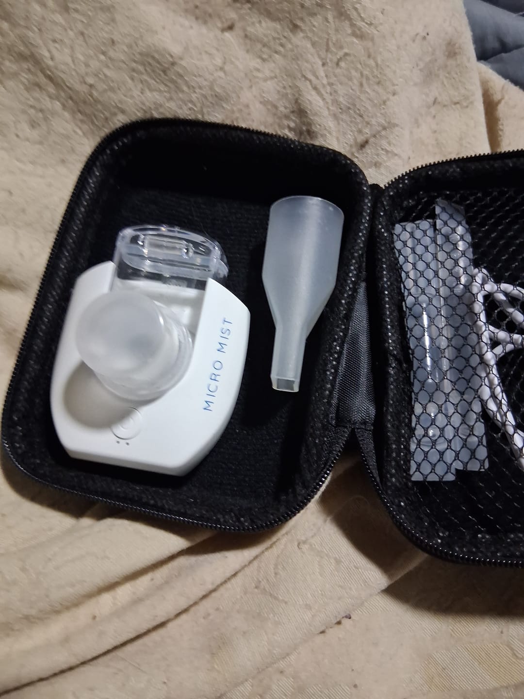 Customer photo review of Micro Mist Pro Portable Nebulizer