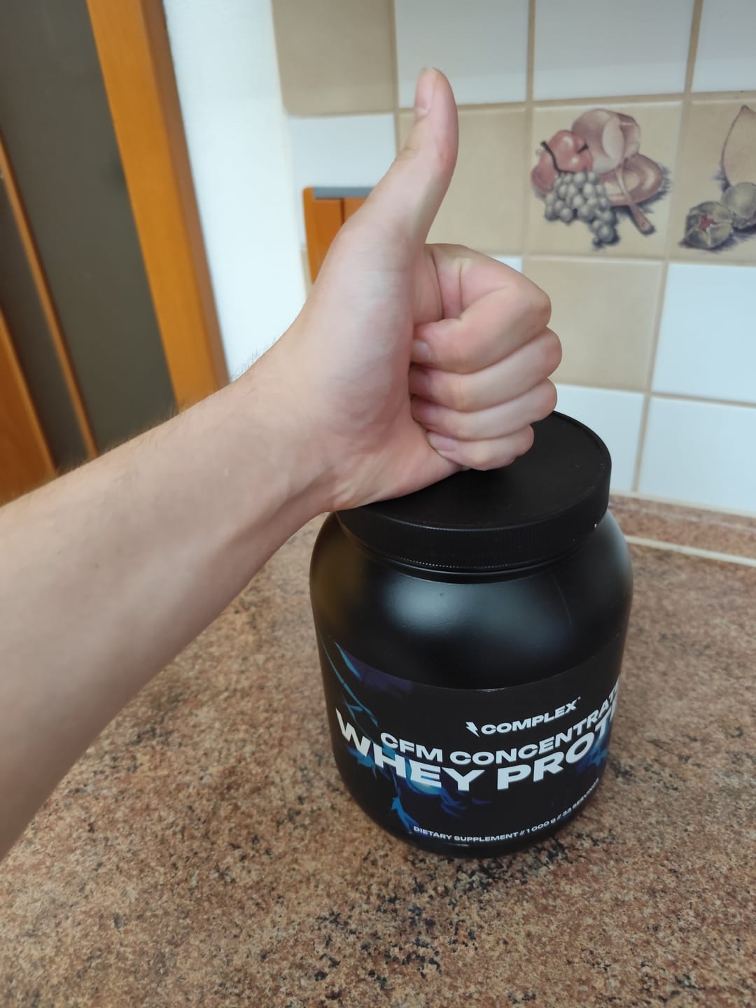 Customer photo review of CFM Whey Protein