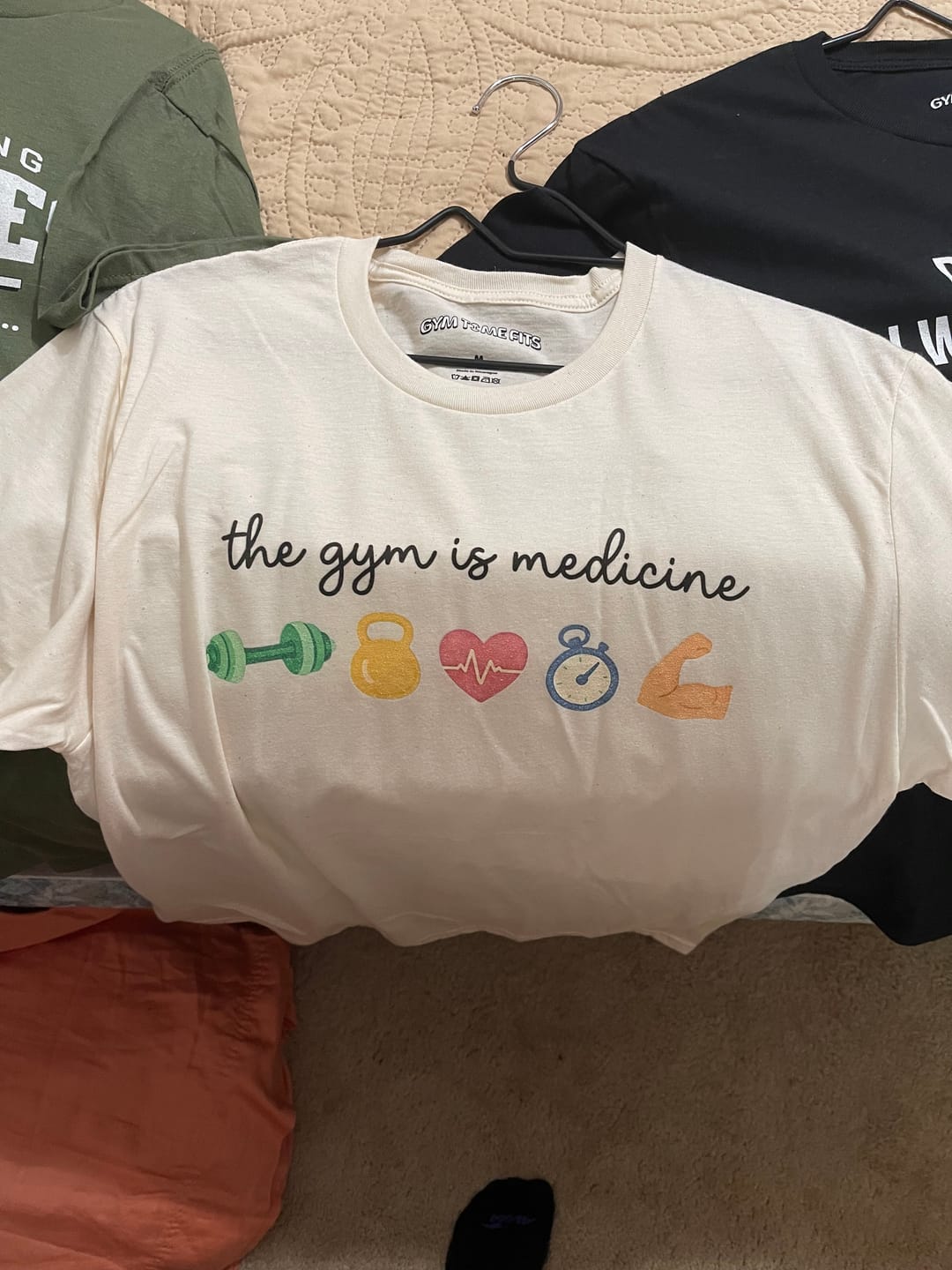 Customer photo review of Gym Medicine L T-Shirt