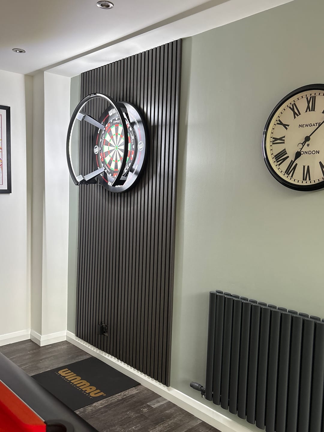 Customer photo review of Premium Acoustic Wall Panels - Dark Grey
