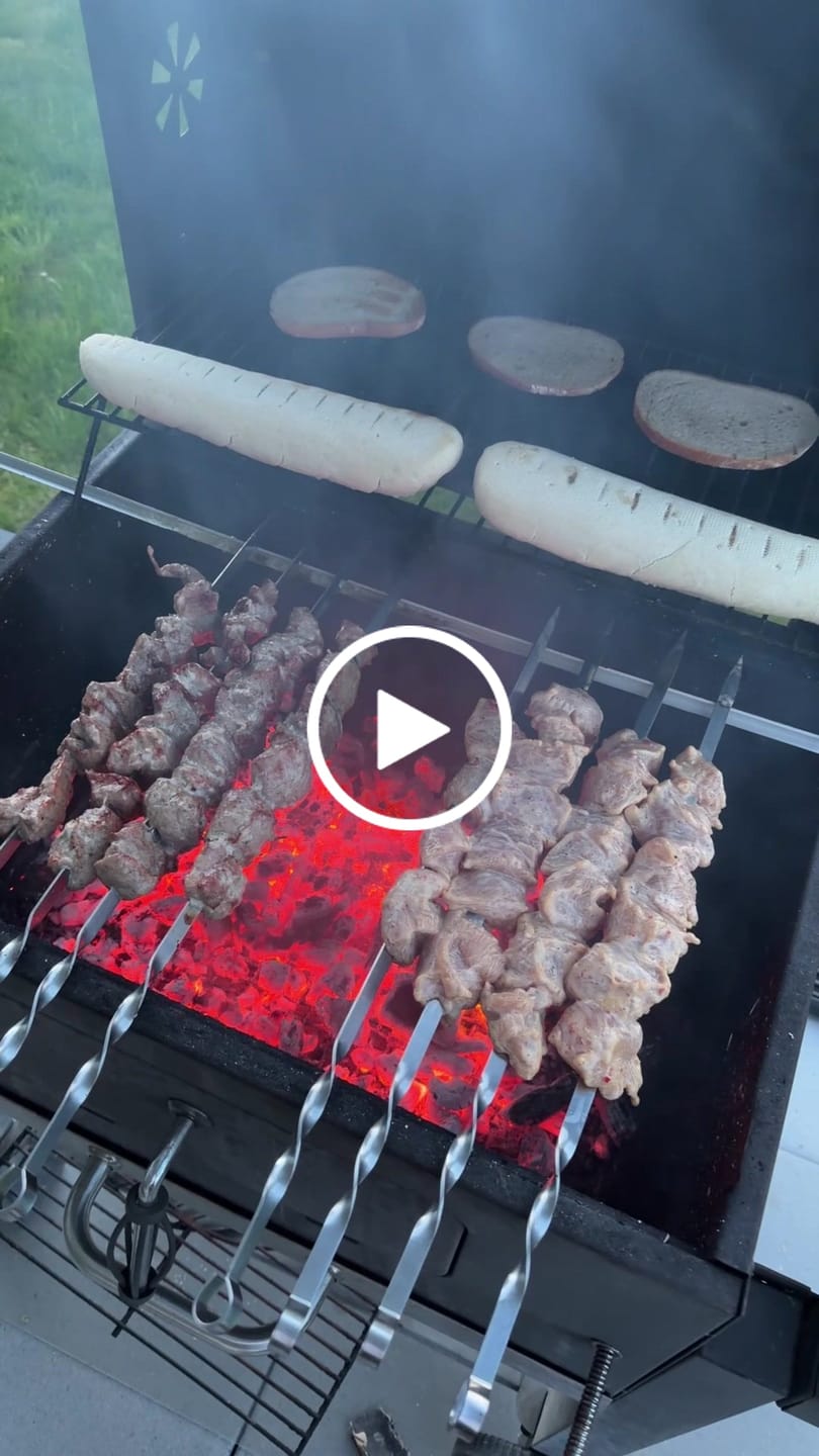 Customer video review of Schweine-Schaschlik Klassiker – mit Zwiebeln, Pfeffer & Essig | mySchaschlik