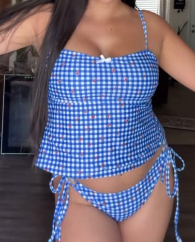 Customer photo review of Last Chance Tankini Set
