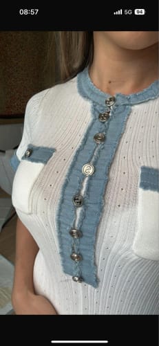 Customer photo review of Sandro jeans dress