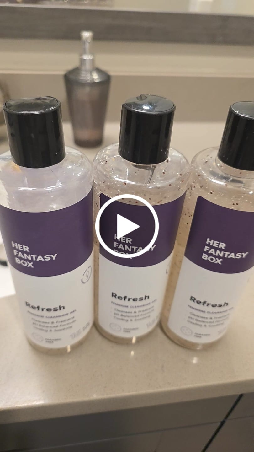 Customer video review of Refresh Plant Based Yoni Gel Wash (pH Balancing) - 3 pk
