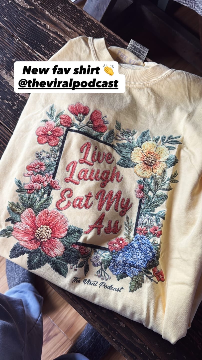 Customer photo review of Live Laugh EMA T-Shirt