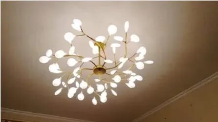 Customer photo review of The Firefly Glow Chandelier