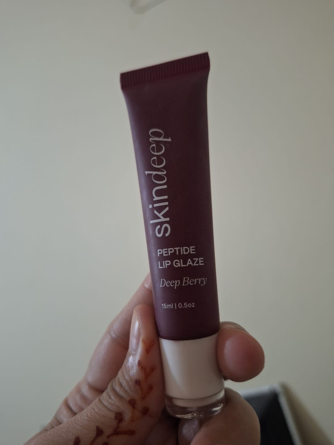 Customer photo review of » Peptide Lip Glaze (100% off)