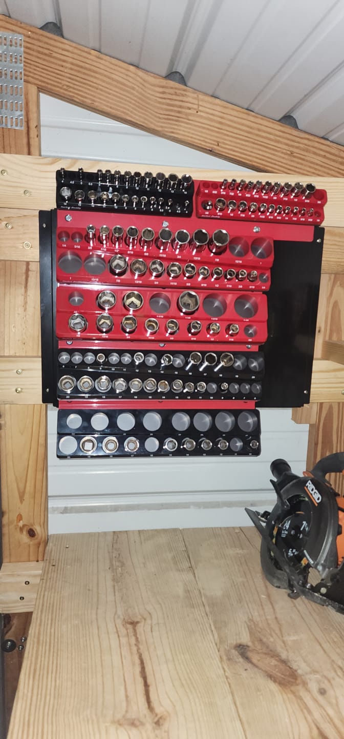 Customer photo review of The Garage Upgrade Kit — Transform Your Entire Wall