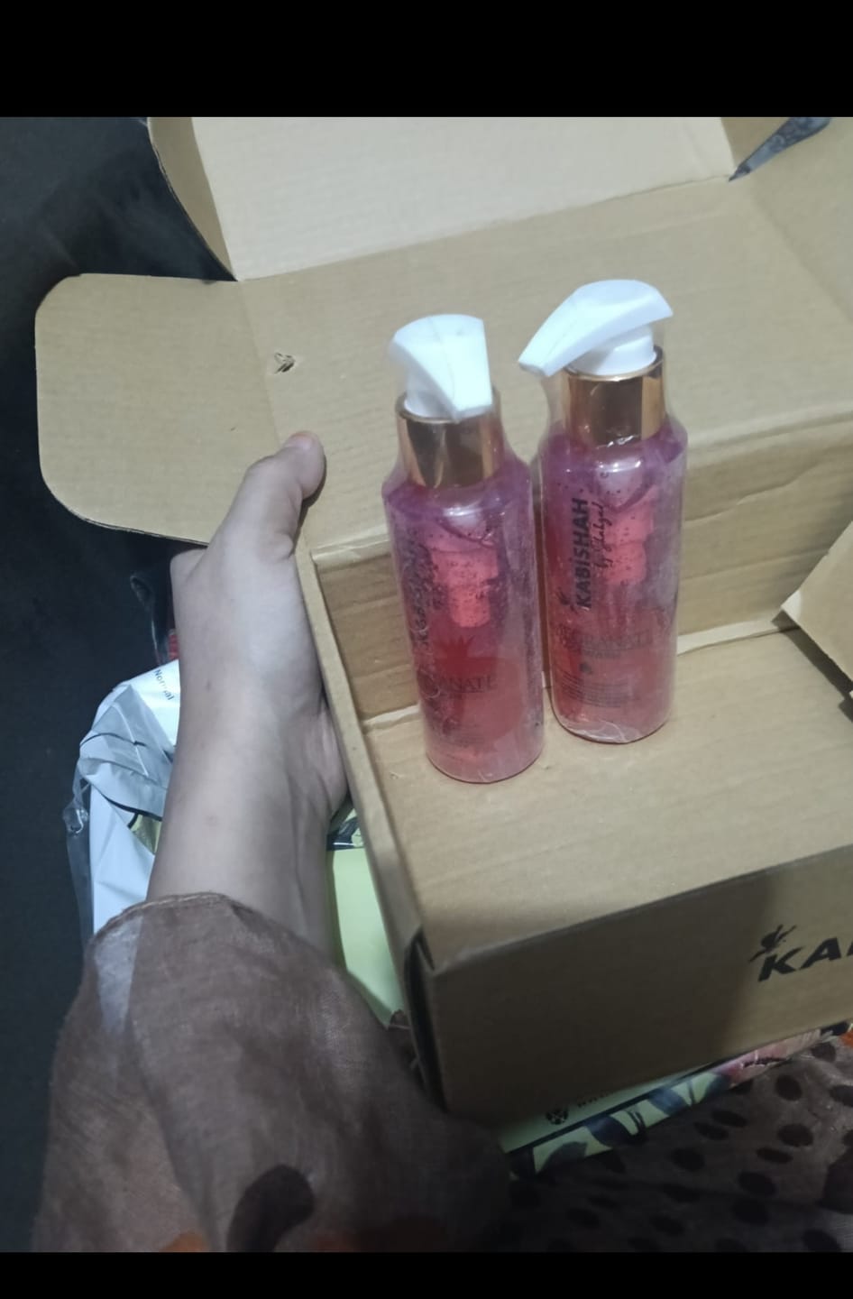 Customer photo review of Pomegranate Facewash Double Pack