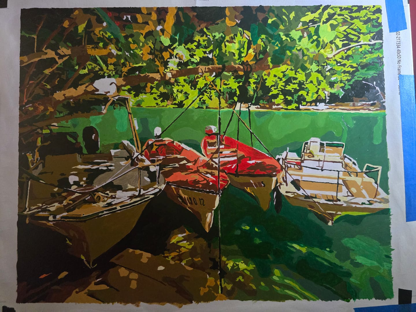 Customer photo review of Custom Kit | Paint by Numbers