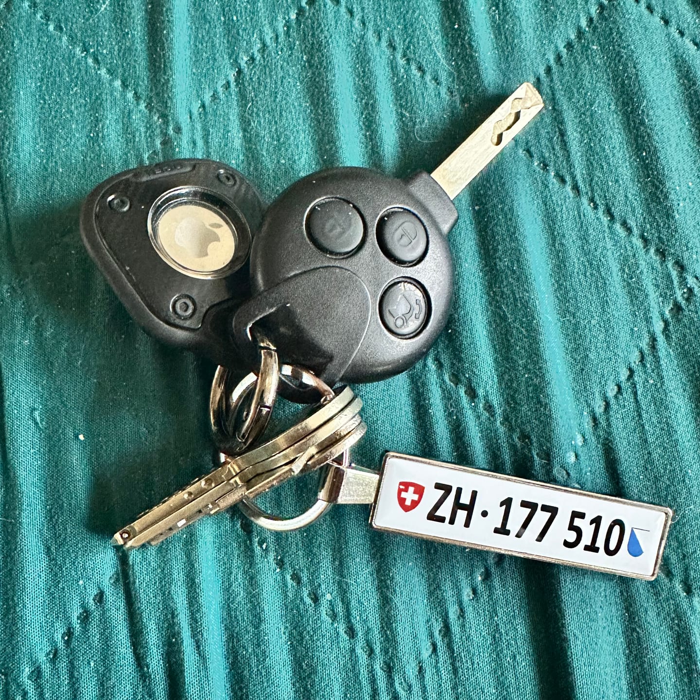 Customer photo review of Personalisierter Kennzeichen-Schlüsselanhänger – Dein Nummernschild als Anhänger