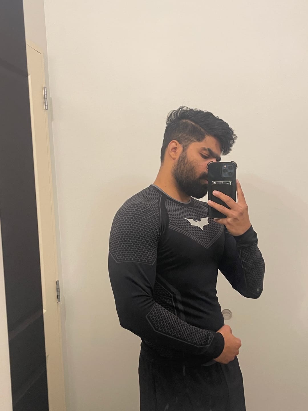 Customer photo review of 8004 - Batman Compression Longsleeves