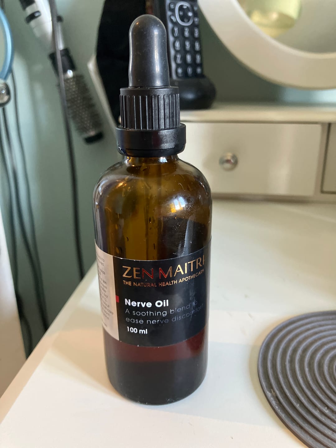 Customer photo review of Nerve Oil – Warming Massage for Comfort & Mobility, 100ml