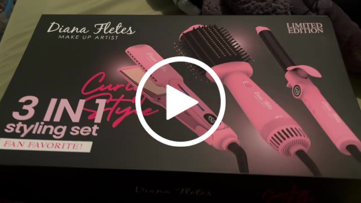 Customer video review of Set 3 en 1 Estilizado Profesional Light Pink