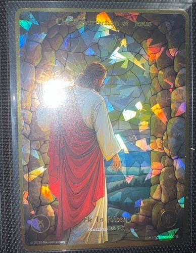Customer photo review of The Resurrection of Jesus – Stained Glass Promo (P107)