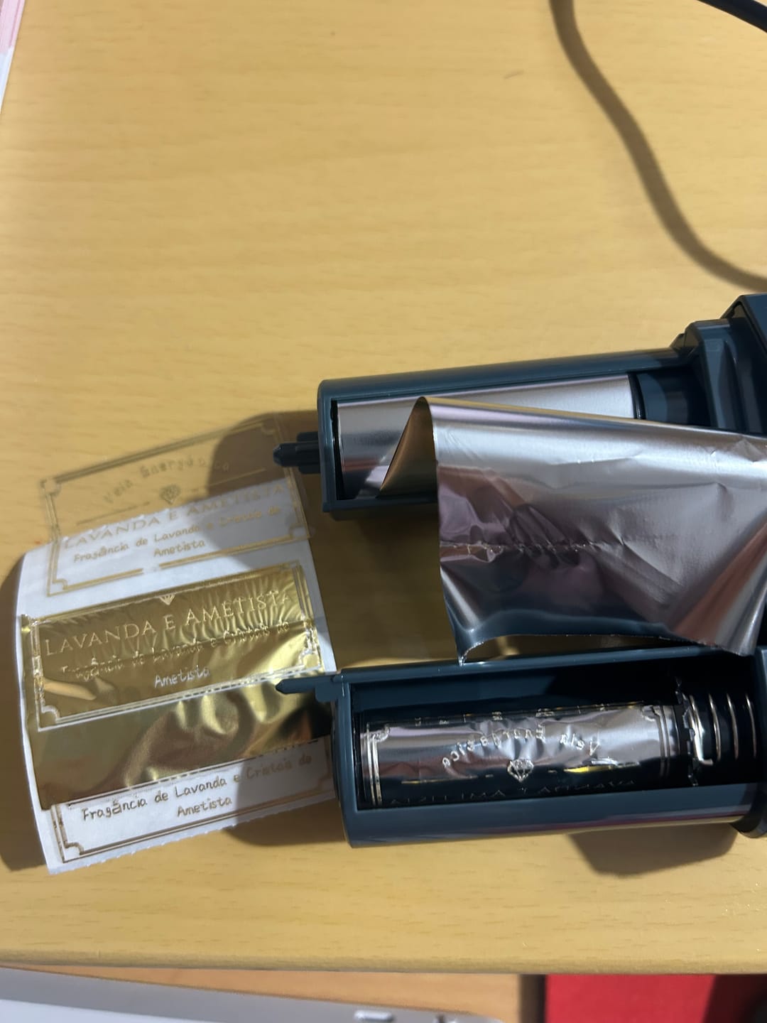Customer photo review of NIIMBOT Compatible M2 Labeling Ribbon, Replacement Refill Tapes