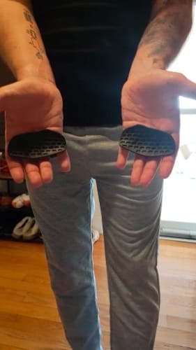 Customer photo review of Pro Rubber Gym Grip Pads