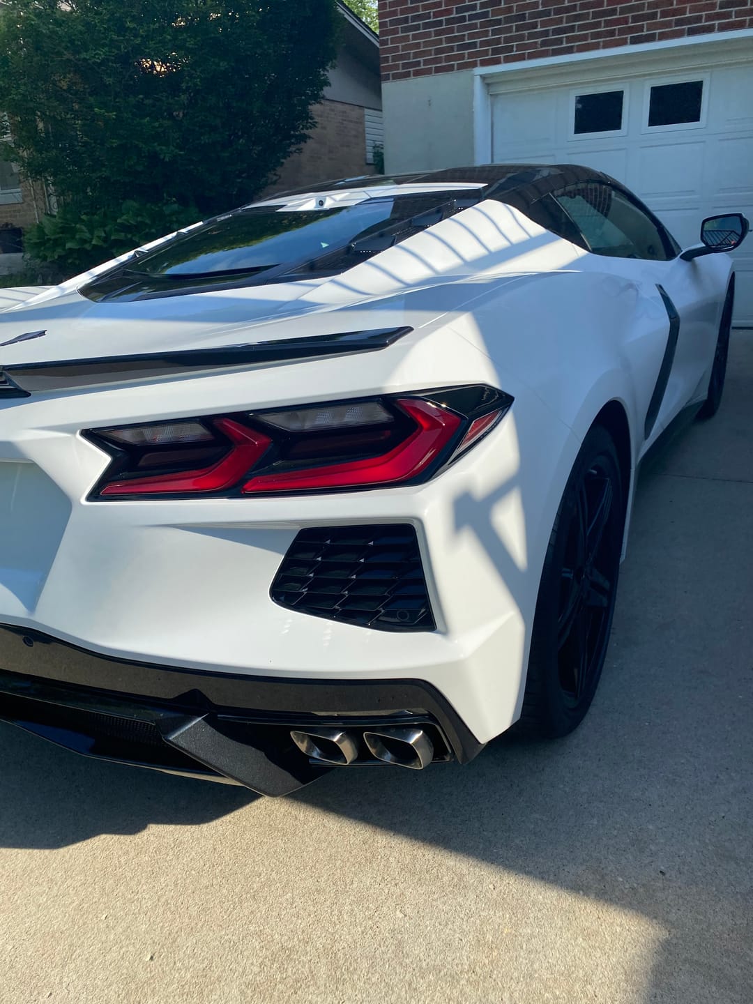 Customer photo review of Low Profile Package Corvette C8 Stingray Rear Spoiler