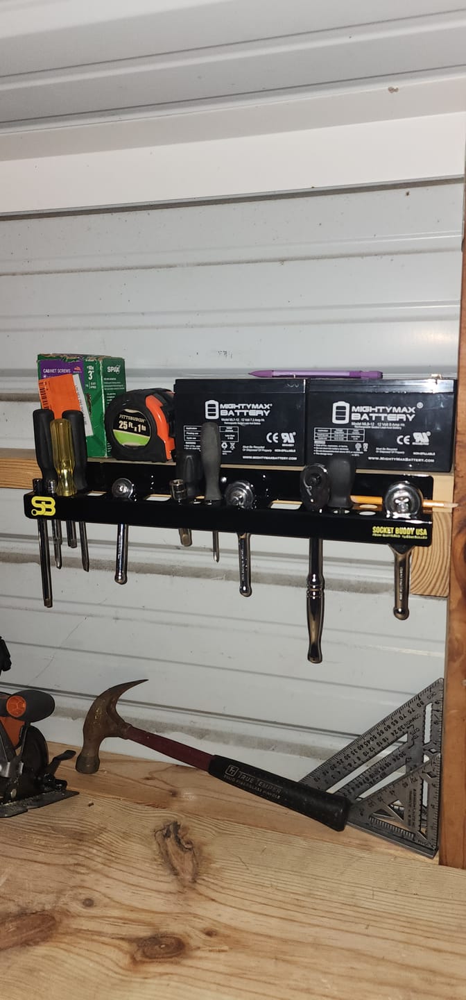 Customer photo review of Heavy‑Duty Ratchet & Extension Holder — 18‑Gauge Steel