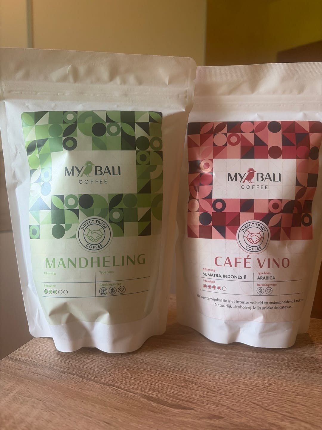 Customer photo review of MYBALI Coffee – CLASSIC SET XXL Vorteilspaket (2 × 1 kg) – Ganze Bohnen