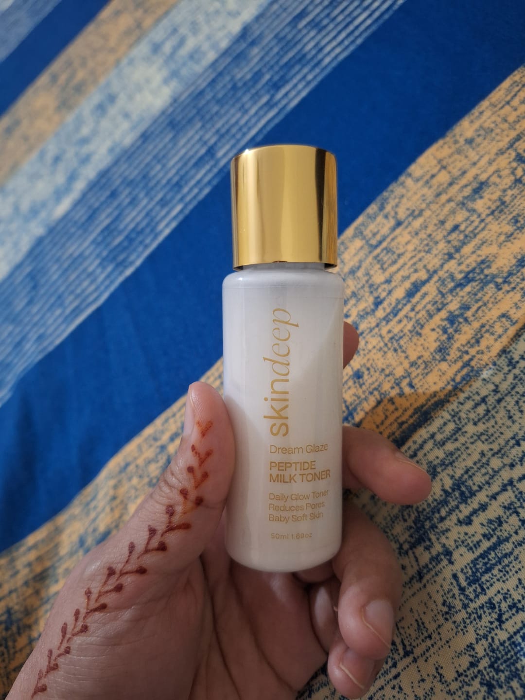 Customer photo review of DREAM GLAZE - Peptide Milk Toner