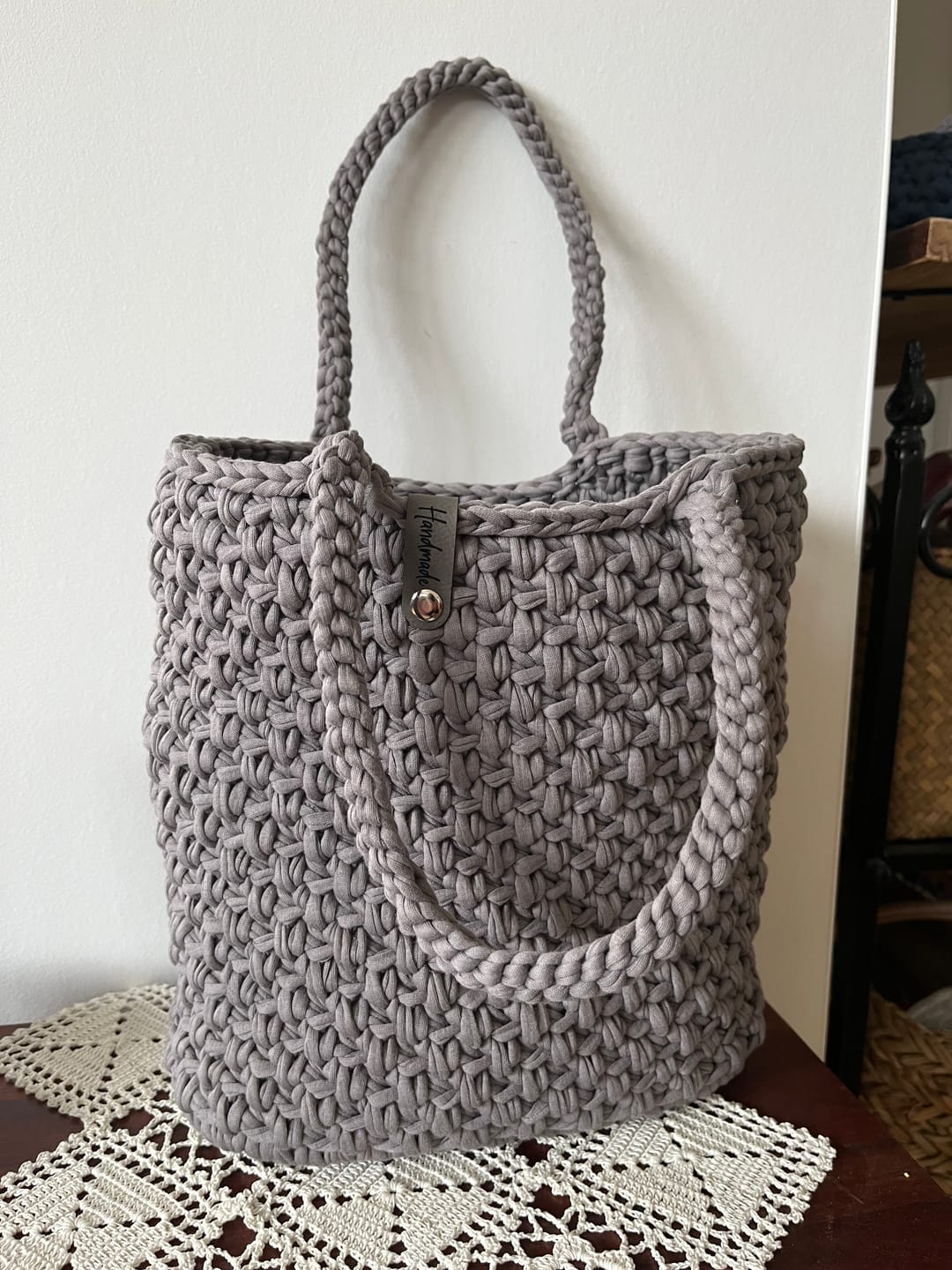 Customer photo review of Label-Set "Handmade" FARBMIX- CS0016 - für Häkelkörbe etc.