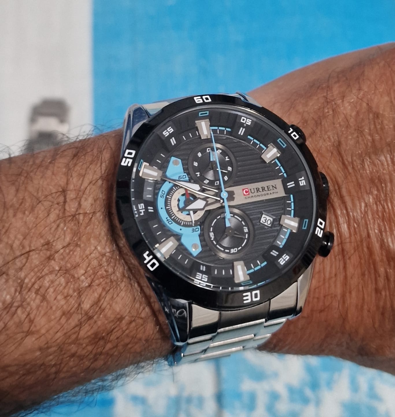 Customer photo review of Curren Madrid® orologio uomo acciaio
