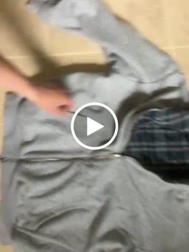 Customer video review of Reversible Plaid Cropped Hoodies | Inflation Streetwear