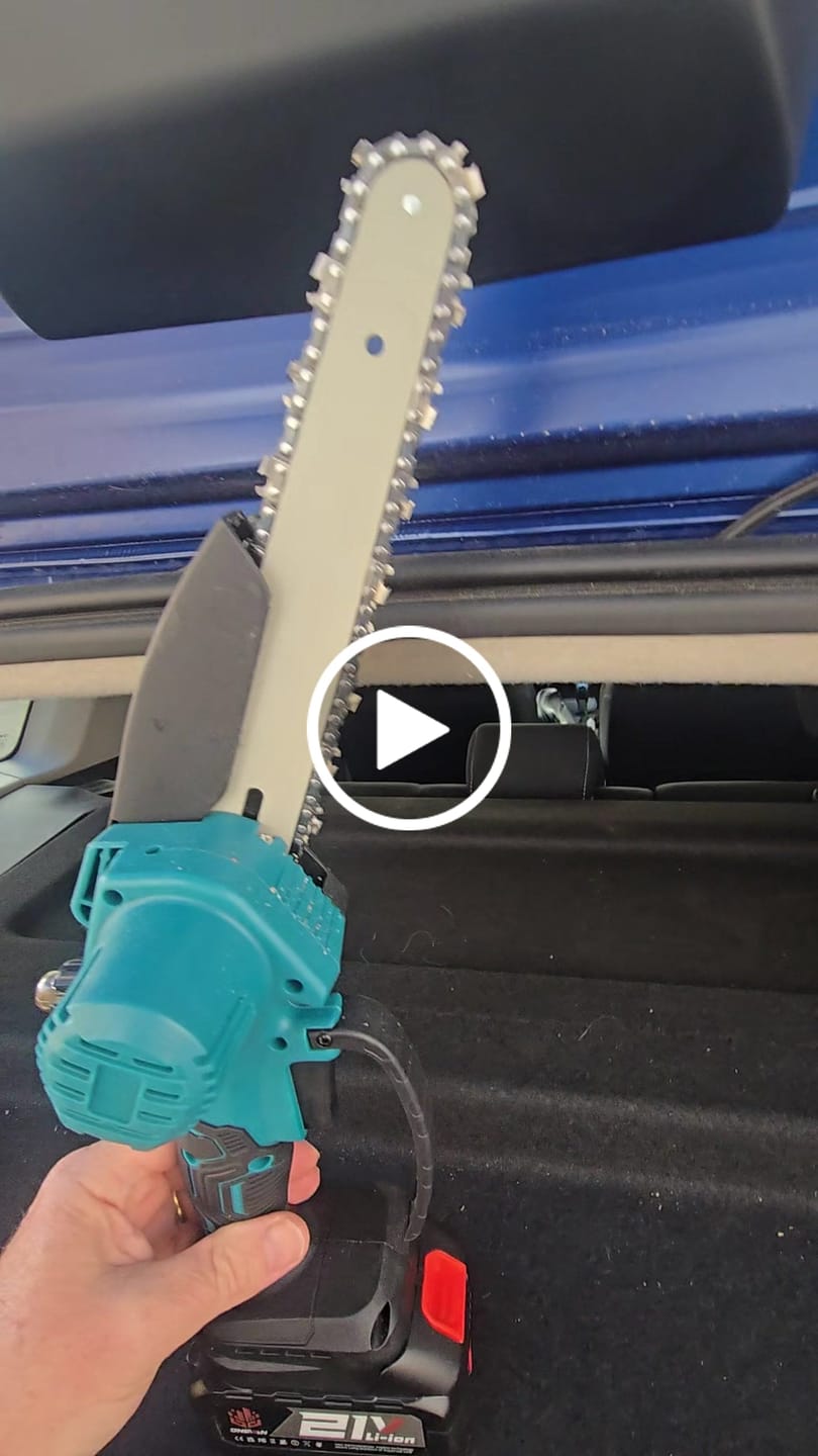 Customer video review of ONEVAN 30mm & 50mm Pruning Shears | 8" Chainsaw & 8" Pole Chainsaw | 510mm Hedge Trimmer Brushless Cordless 5‑Pc. Combo Kit