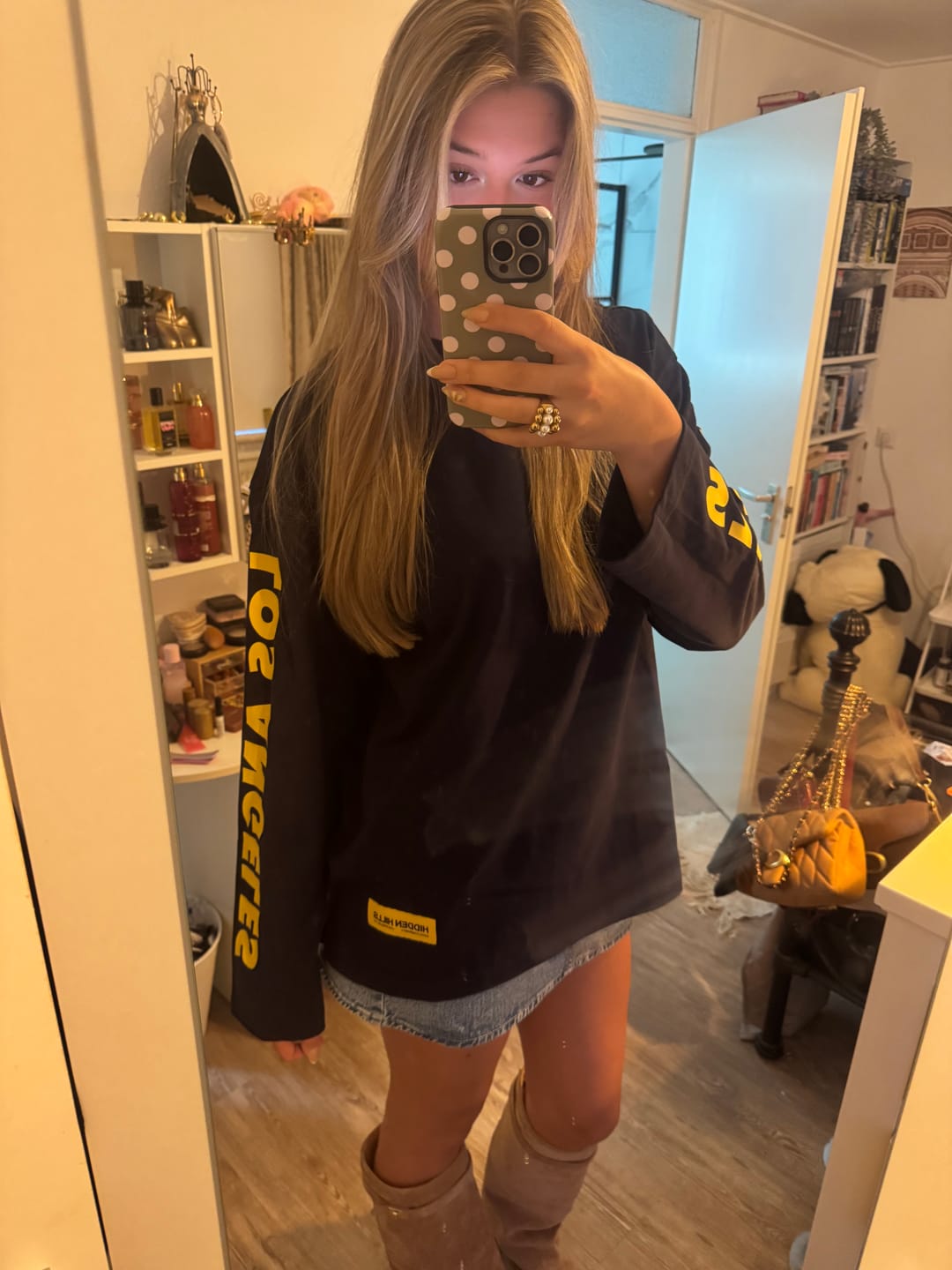 Kundenfotorezension des LANGÄRMEL-T-SHIRTS AMBER/NAVY