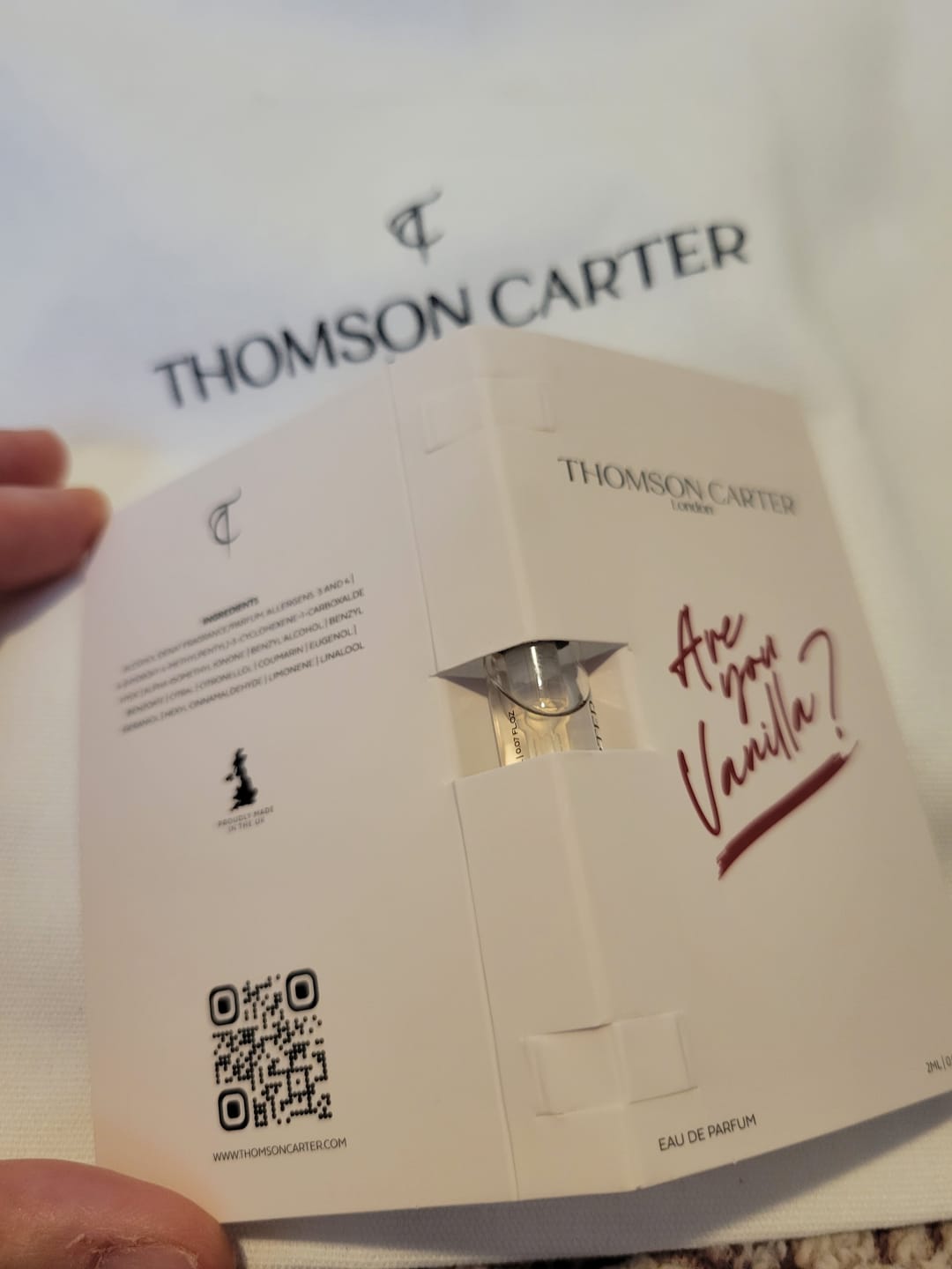 Customer photo review of Are You Vanilla Day | Eau de Parfum | 2ml