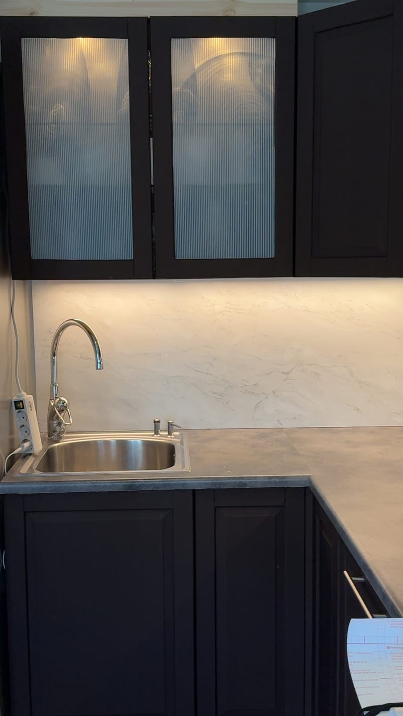 Customer photo review of Static Fluted vindusfolie