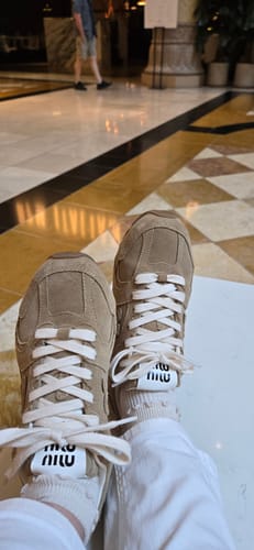 Customer photo review of Miu Balance 530 SL Suede Sneaker