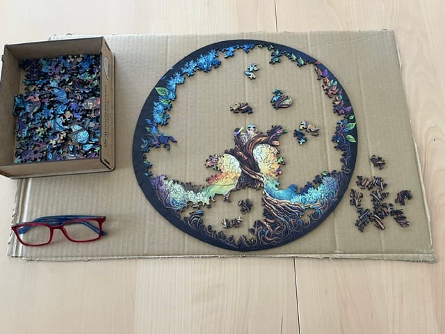 Customer photo review of Hayat Ağacı - Ahşap Puzzle