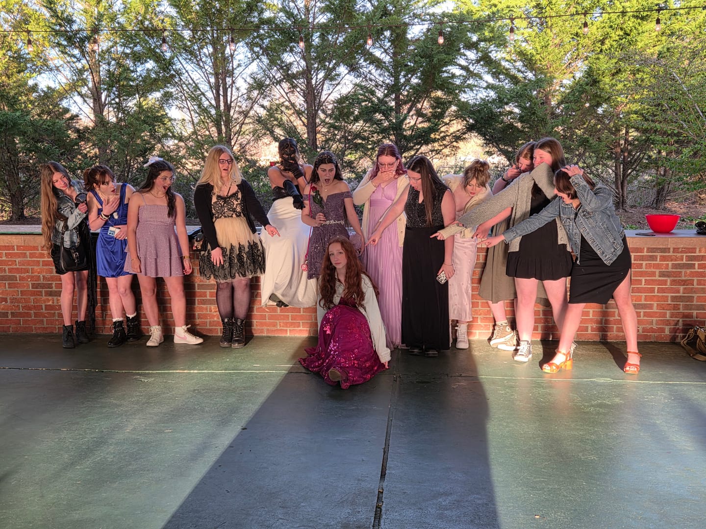 Customer photo review of Replay-able Masquerade Murder Mystery Dinner Party Game for Up to 20 Adults - Host Your Own Dinner Party Game Night - Masquerade Venetian Carnival Theme - Mardi Gras Fancy Dress Dinner Party V2