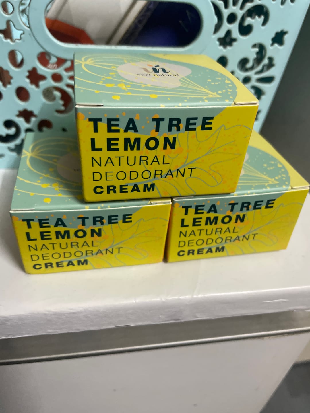 Customer photo review of [24% OFF] 4.4 Sale! Deo Cream Trio - Tea Tree Lemon
