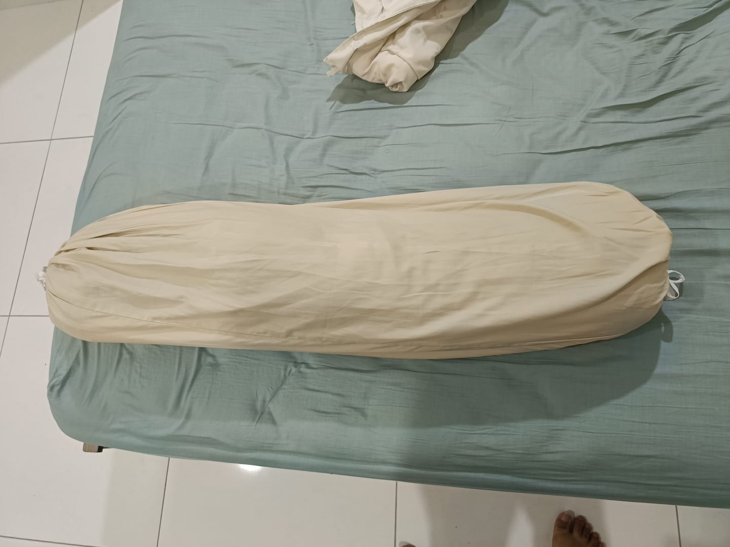 Customer photo review of Tidur Weighted Bolster