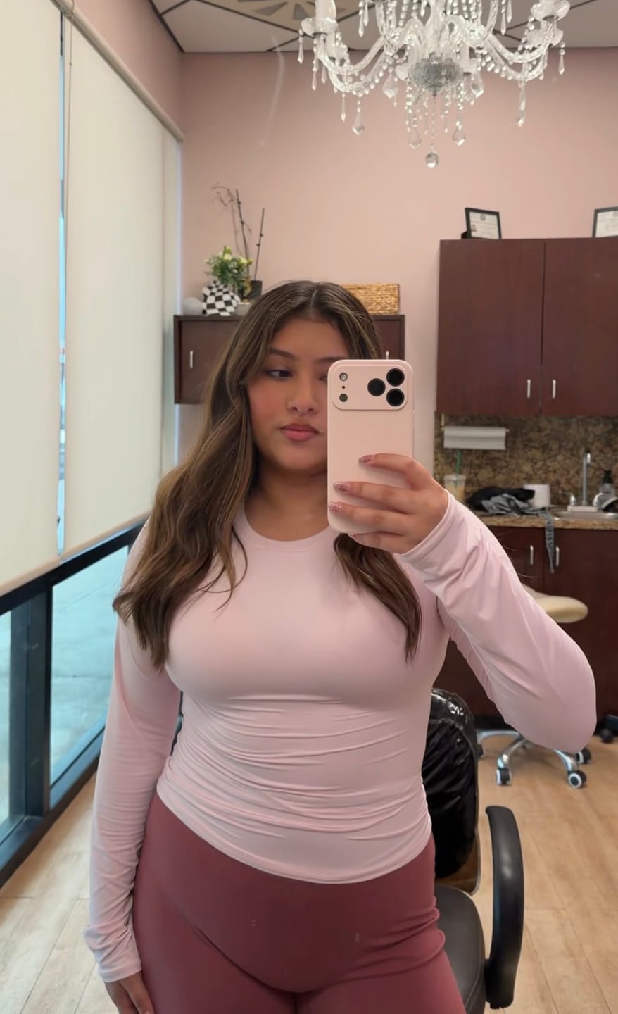 Customer photo review of W480 Winter Arc Long Sleeve tee