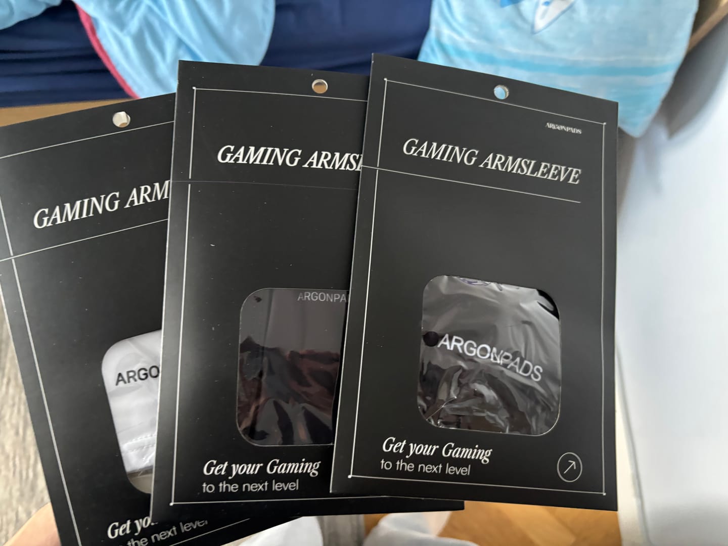 Customer photo review of Gaming Armsleeve - Black/White